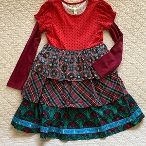 Matilda Jane Christmas Red Polka Dot Dress